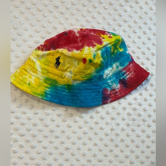 Girl's Ralph Lauren Tie Dye Set (Joggers & Hat) Size 6 🤍🩵💖💛✨ - Picture 2 of 6